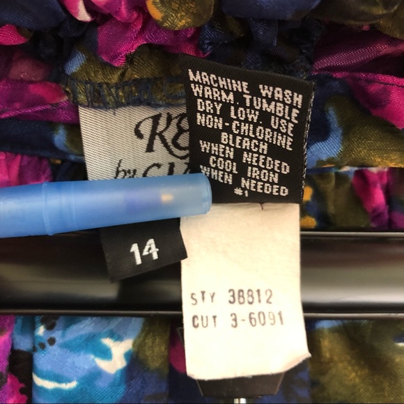 RE II by Gianna Vintage Floral Skirt, S/M - Picture 8 of 9